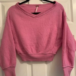 Free People Light Pink Sweater